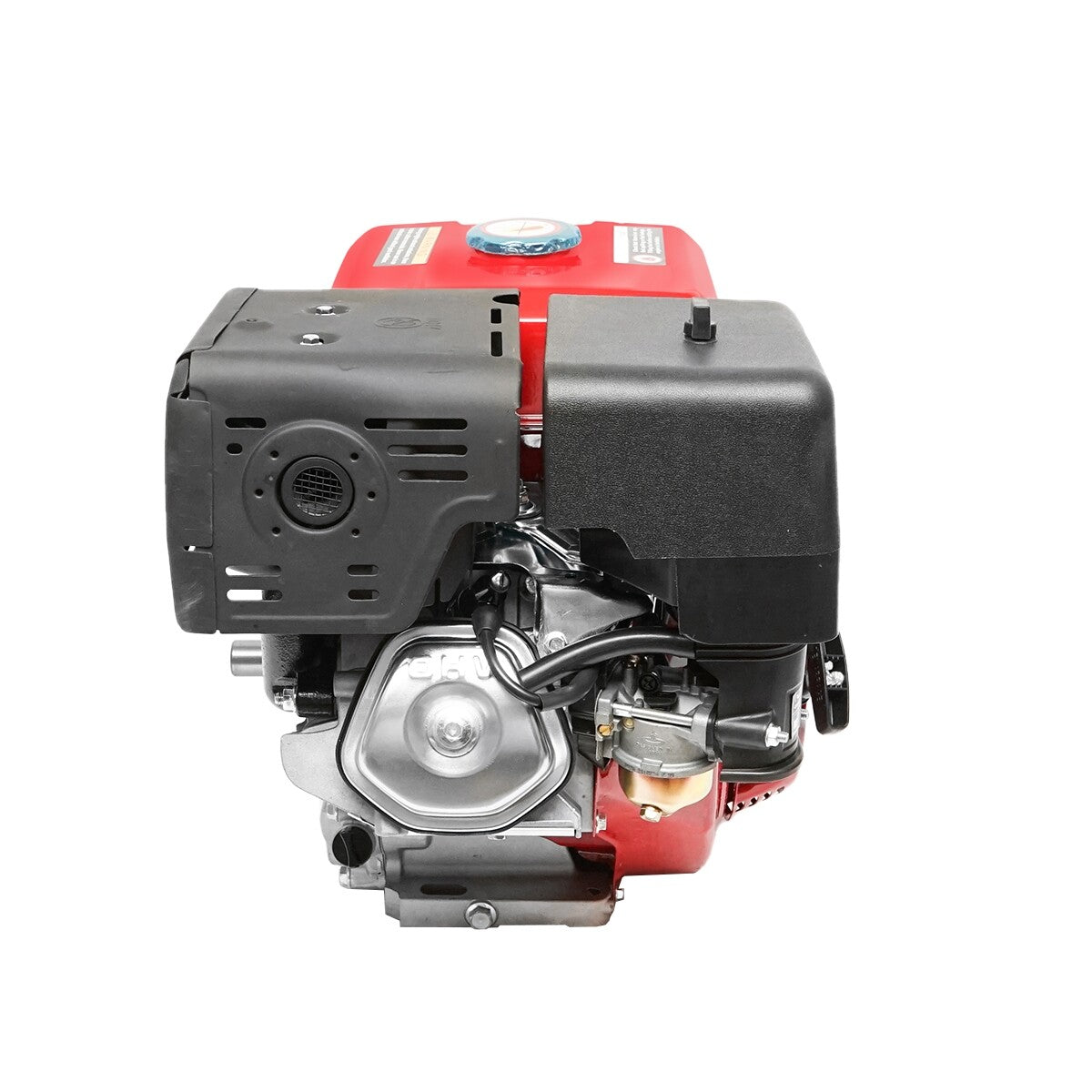 Motore a Scoppio 13 CV, Motore a Benzina 4 Tempi 389cc con Albero cilindrico Ø 25 mm e, Avviamento a Strappo Breckner Germany