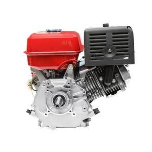 Motore a Scoppio 13 CV, Motore a Benzina 4 Tempi 389cc con Albero cilindrico Ø 25 mm e, Avviamento a Strappo Breckner Germany