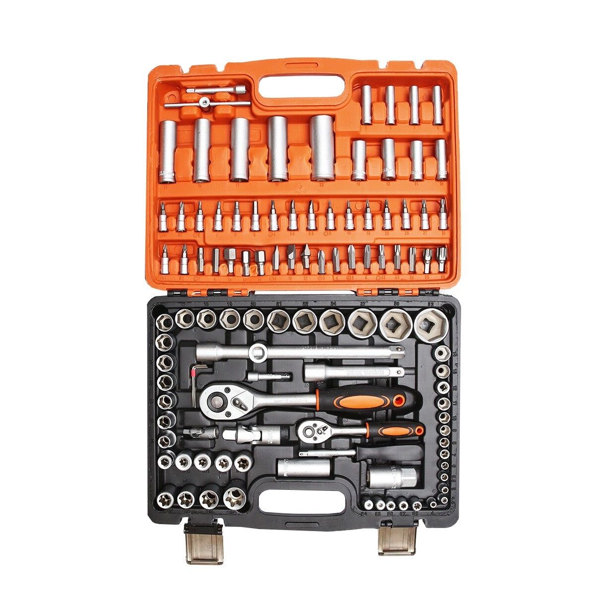 Set di chiavi a cricchetto da 108 pezzi KIT Chiavi A Bussola Cricchetto Cacciavite 108 pezzi Breckner Germany