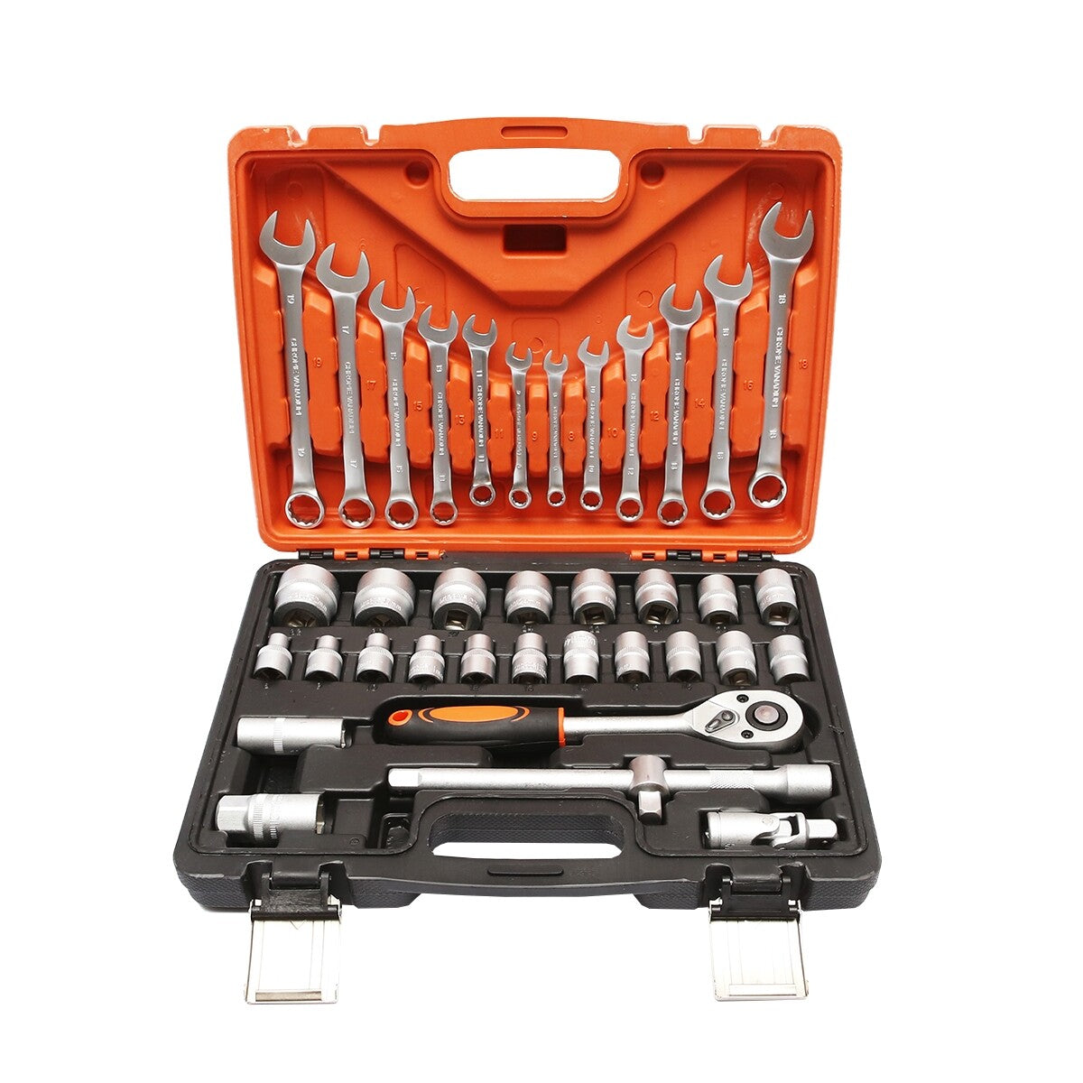 Set di chiavi a cricchetto bussola combinate 37 pezzi Set di chiavi 37 pezzi Breckner Germany