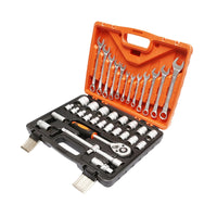 Set di chiavi a cricchetto bussola combinate 37 pezzi Set di chiavi 37 pezzi Breckner Germany