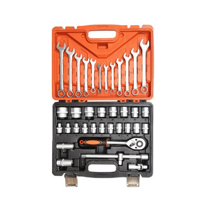 Set di chiavi a cricchetto bussola combinate 37 pezzi Set di chiavi 37 pezzi Breckner Germany