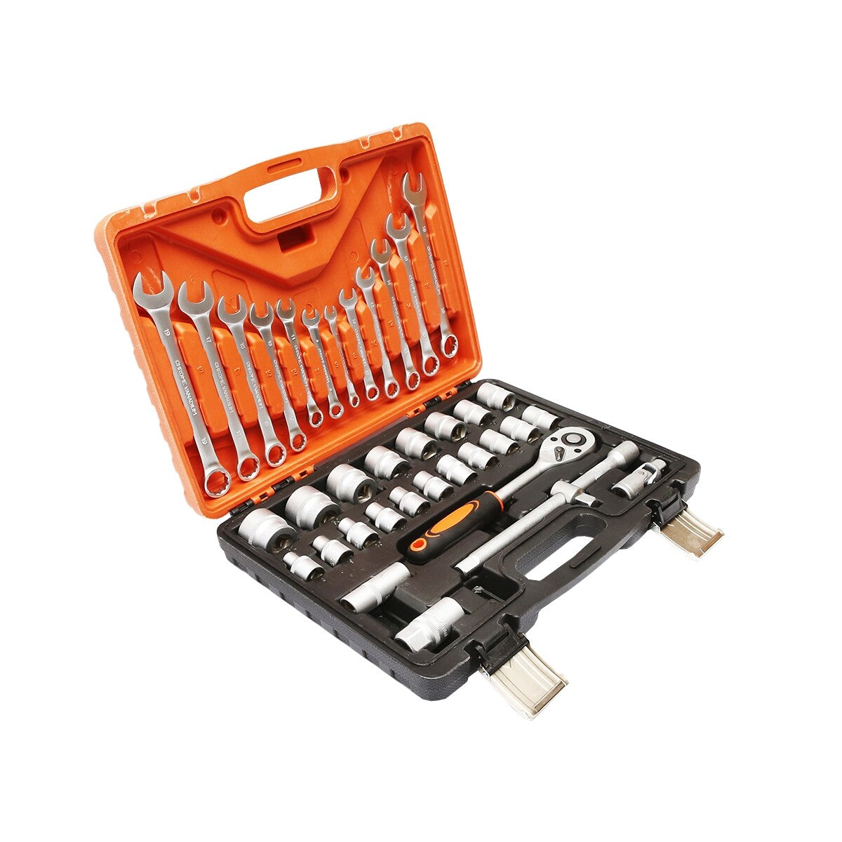 Set di chiavi a cricchetto bussola combinate 37 pezzi Set di chiavi 37 pezzi Breckner Germany