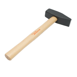 Martello da fabbro/meccanico/falegname, Martello 1500g. acciaio, Manico in Legno 380mm, Breckner Germany