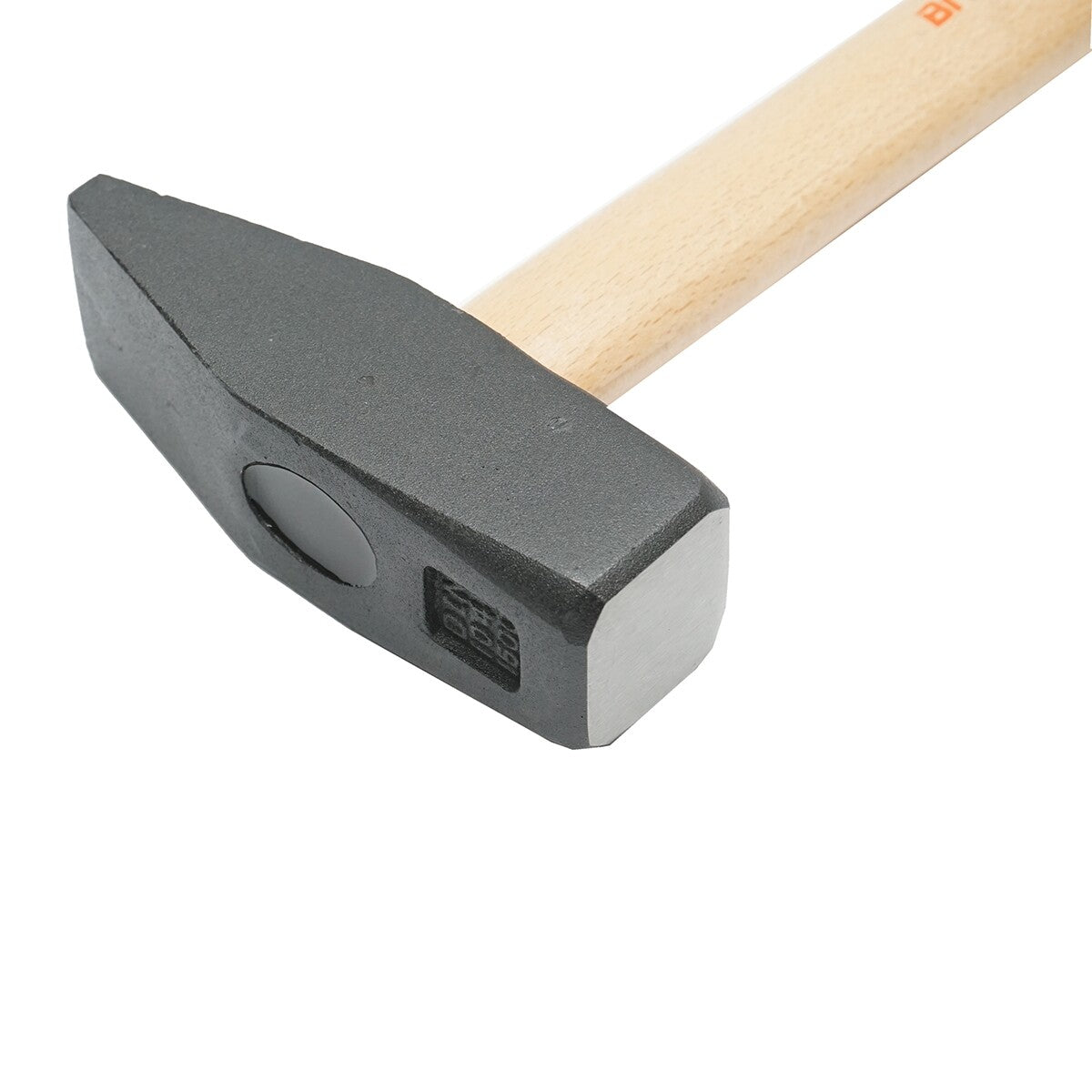 Martello da fabbro/meccanico/falegname, Martello 1500g. acciaio, Manico in Legno 380mm, Breckner Germany
