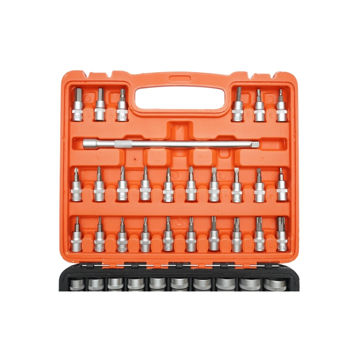 Set di Chiavi a Bussola con Cricchetto 61 Pezzi, Custodia Portatile, Set Chiavi con Cricchetto Bussola Cacciavite 61 pezzi Breckner Germany