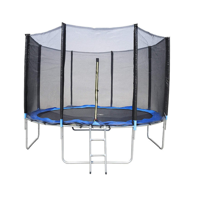 Trampolino 366 cm con scaletta e rete laterale, max 150 kg, Breckner Germany
