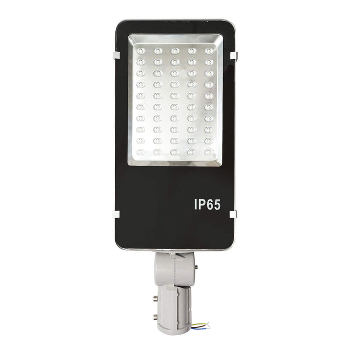 Lampada per illuminazione stradale a LED 50W, 220V, IP67, luce fredda 6500K con attacco a palo e angolo regolabile