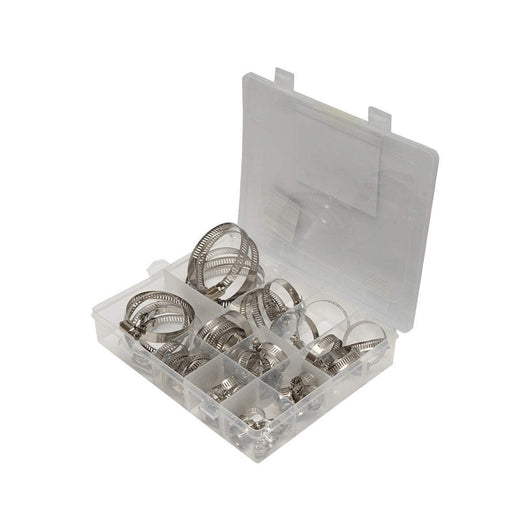 Set di fascette in acciaio inox 50 pezzi Breckner Germany