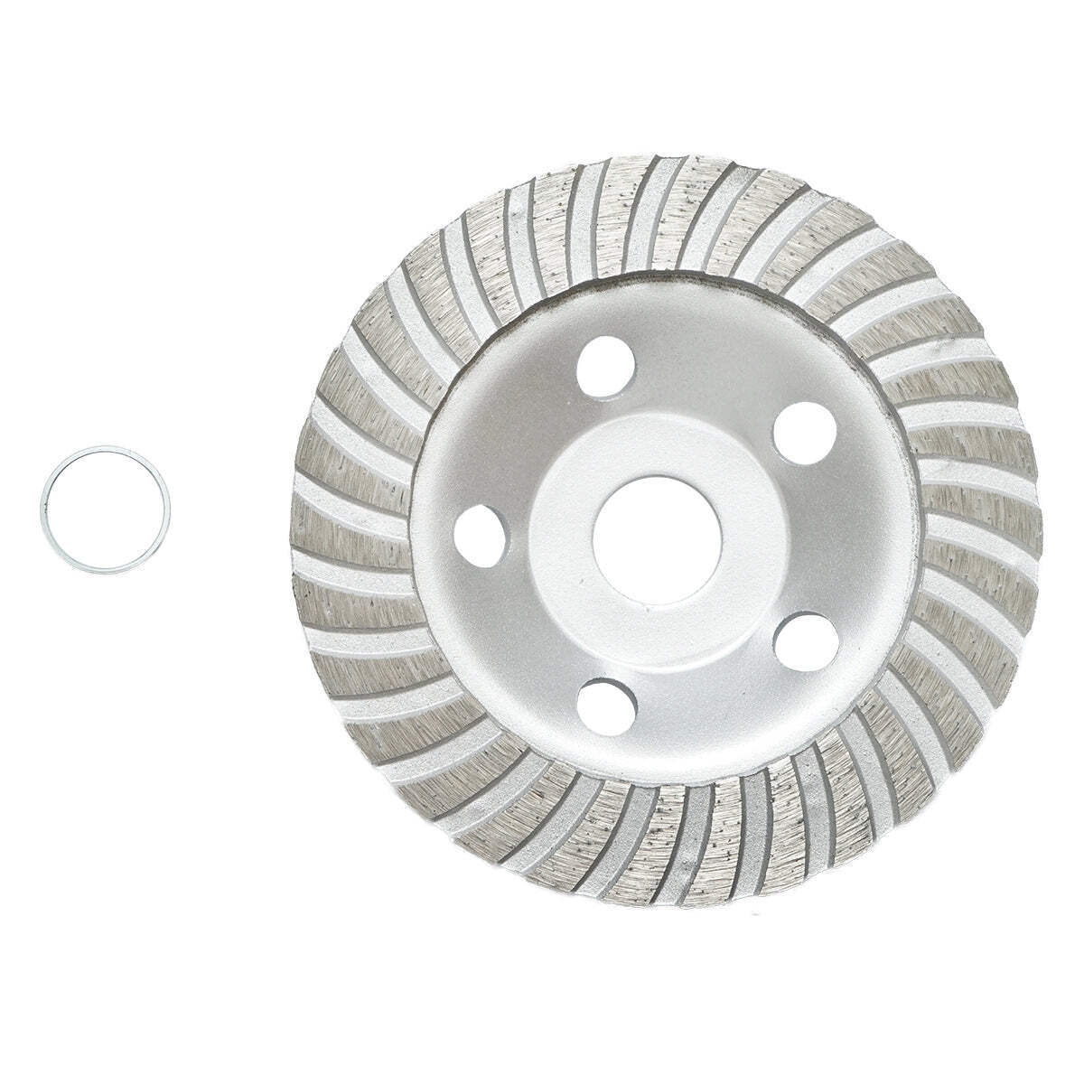 Disco diamantato segmentato 125x22.23mm per levigatura di calcestruzzo, granito e marmo Breckner Germany