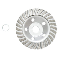 Disco diamantato segmentato 125x22.23mm per levigatura di calcestruzzo, granito e marmo Breckner Germany