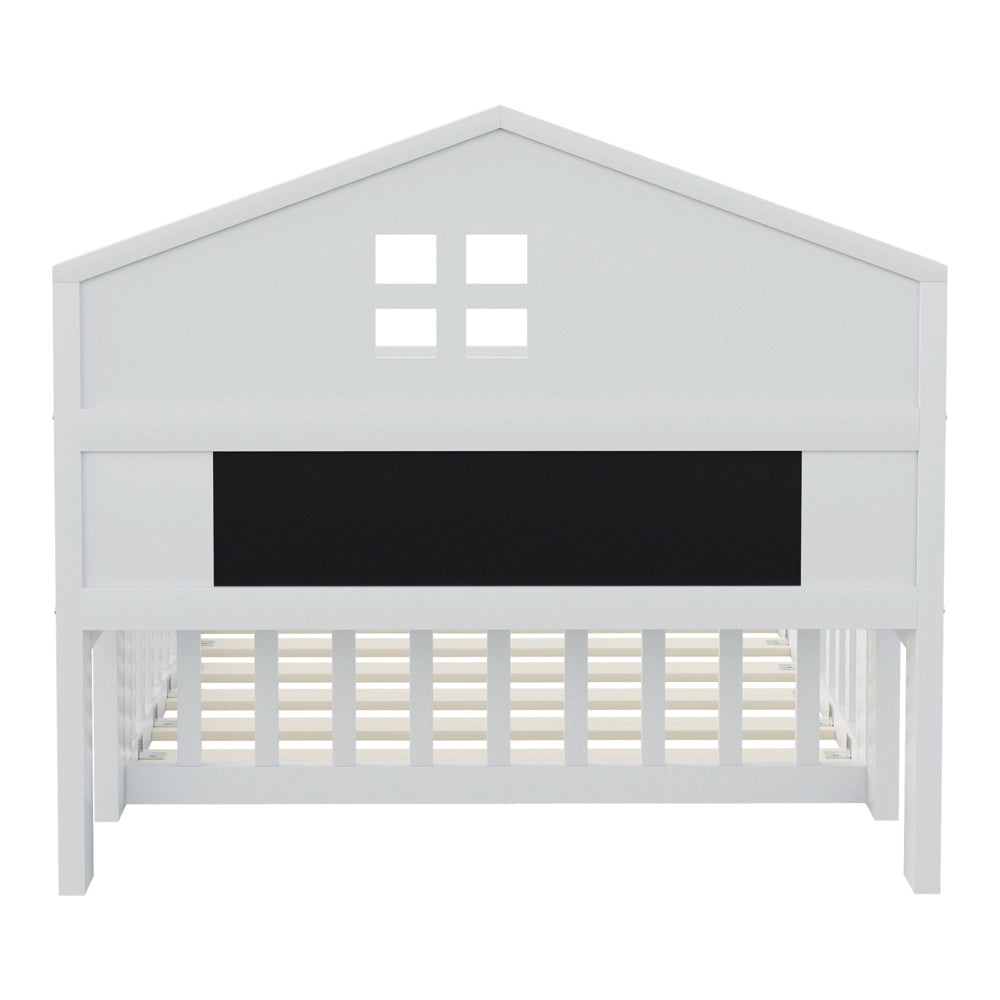 Letto bambini - Xylo - 90x200 cm contenitore bianco