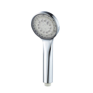 Doccino cromato a 1 getto con luci led - Serie Lumy