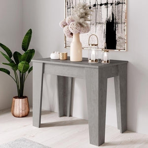 CONSOLLE A SPILLO 53/305X90XH75CM CEMENTO