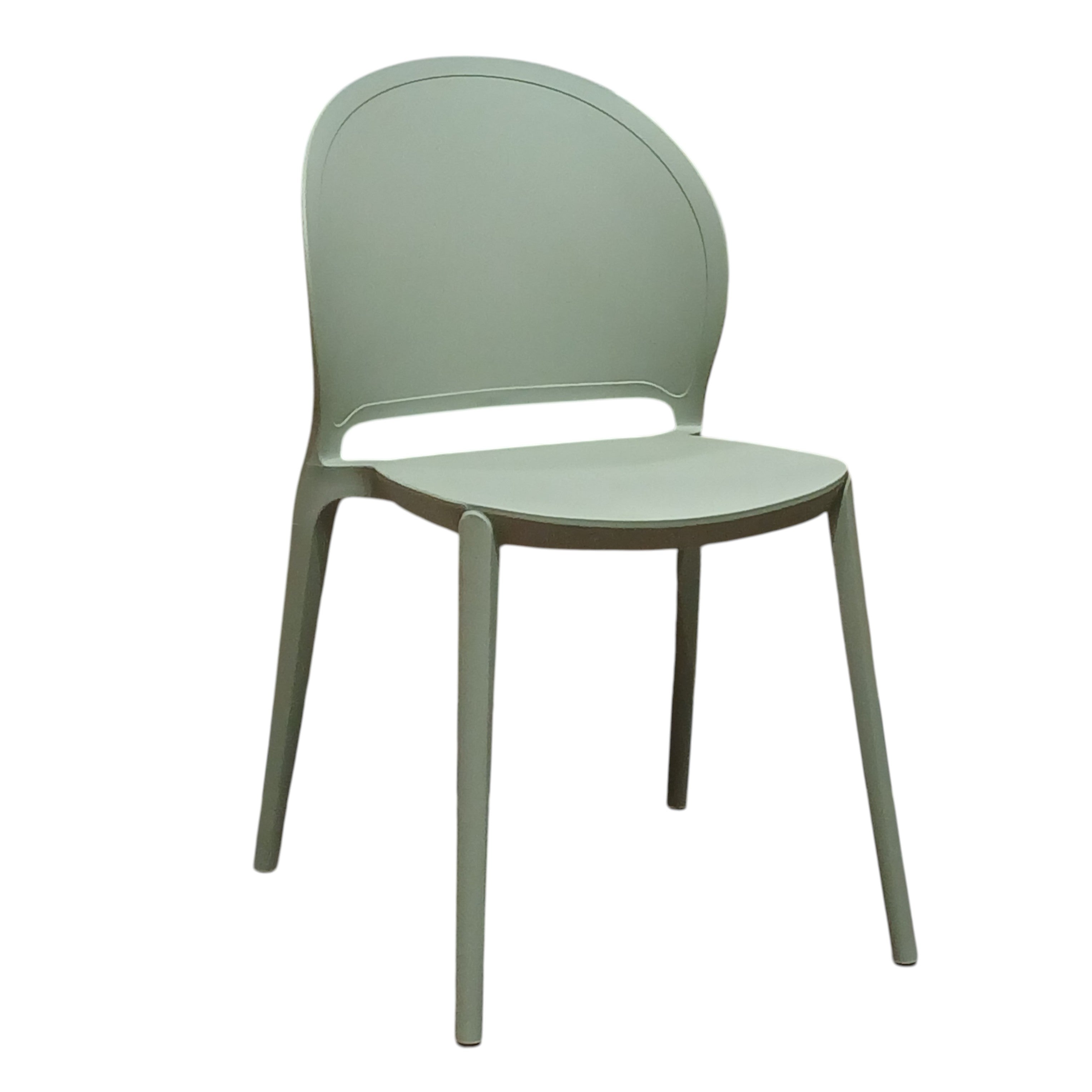 SEDIA INES 54X48XH81CM VERDE.