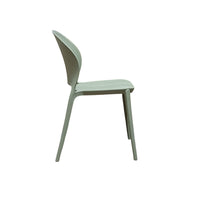 SEDIA INES 54X48XH81CM VERDE.