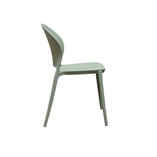 SEDIA INES 54X48XH81CM VERDE.