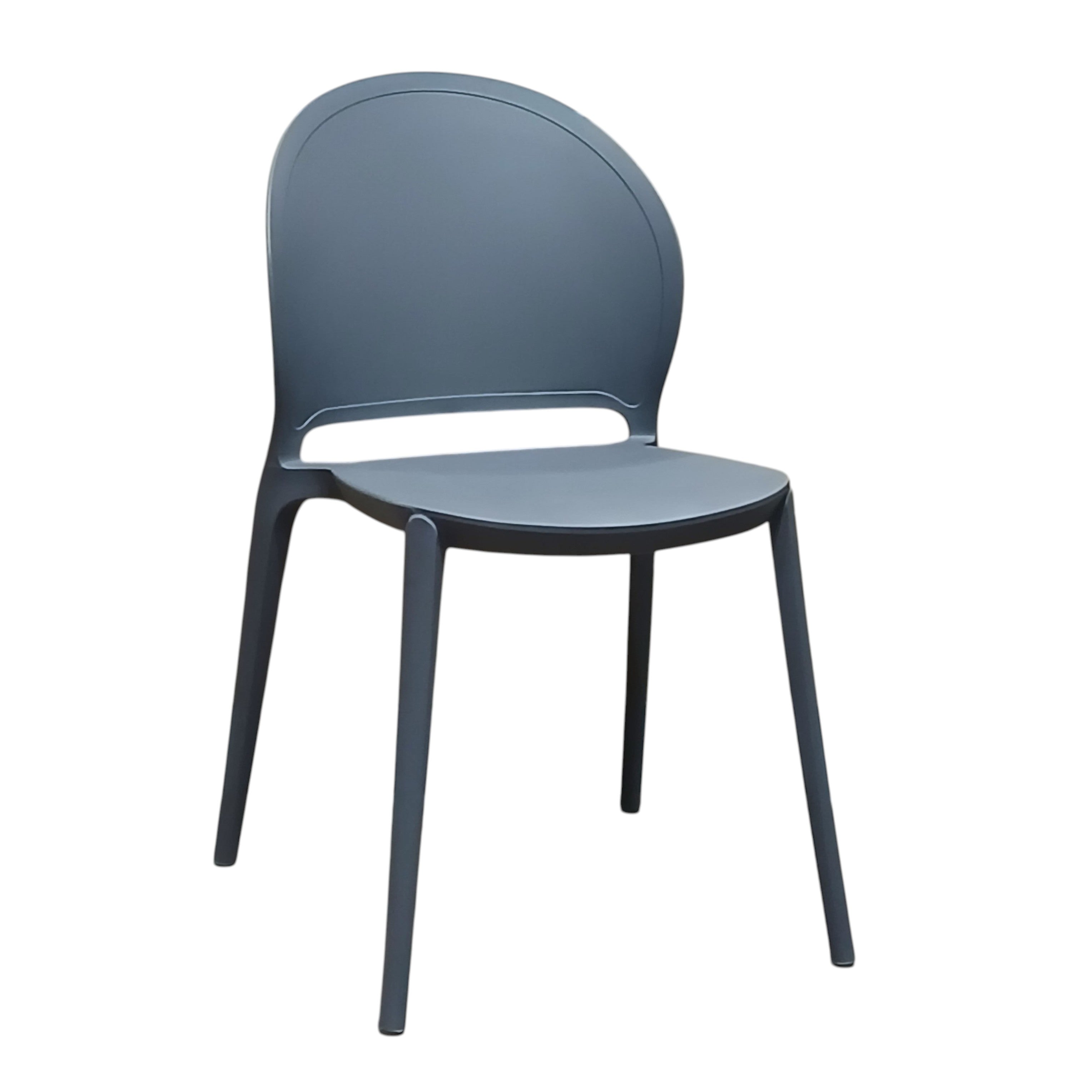 SEDIA INES 54X48XH81CM BLU.