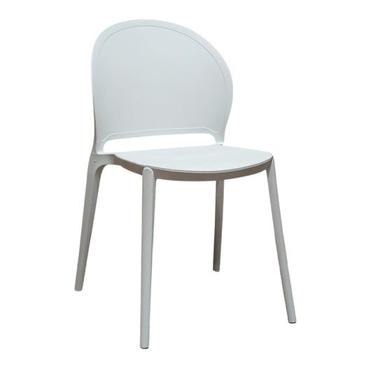 SEDIA INES 54X48XH81CM BIANCA.