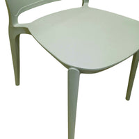 SEDIA INES 54X48XH81CM VERDE.