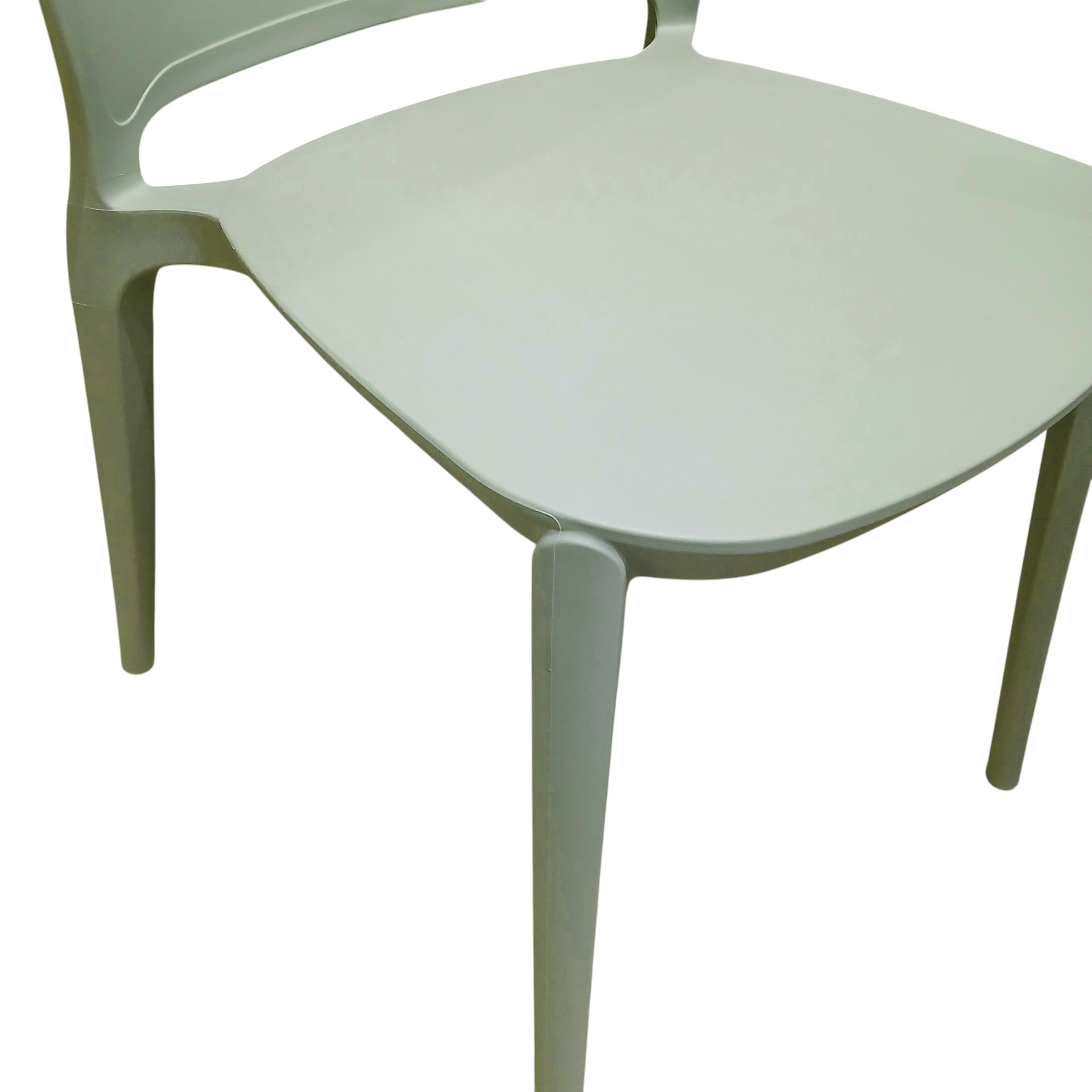 SEDIA INES 54X48XH81CM VERDE.