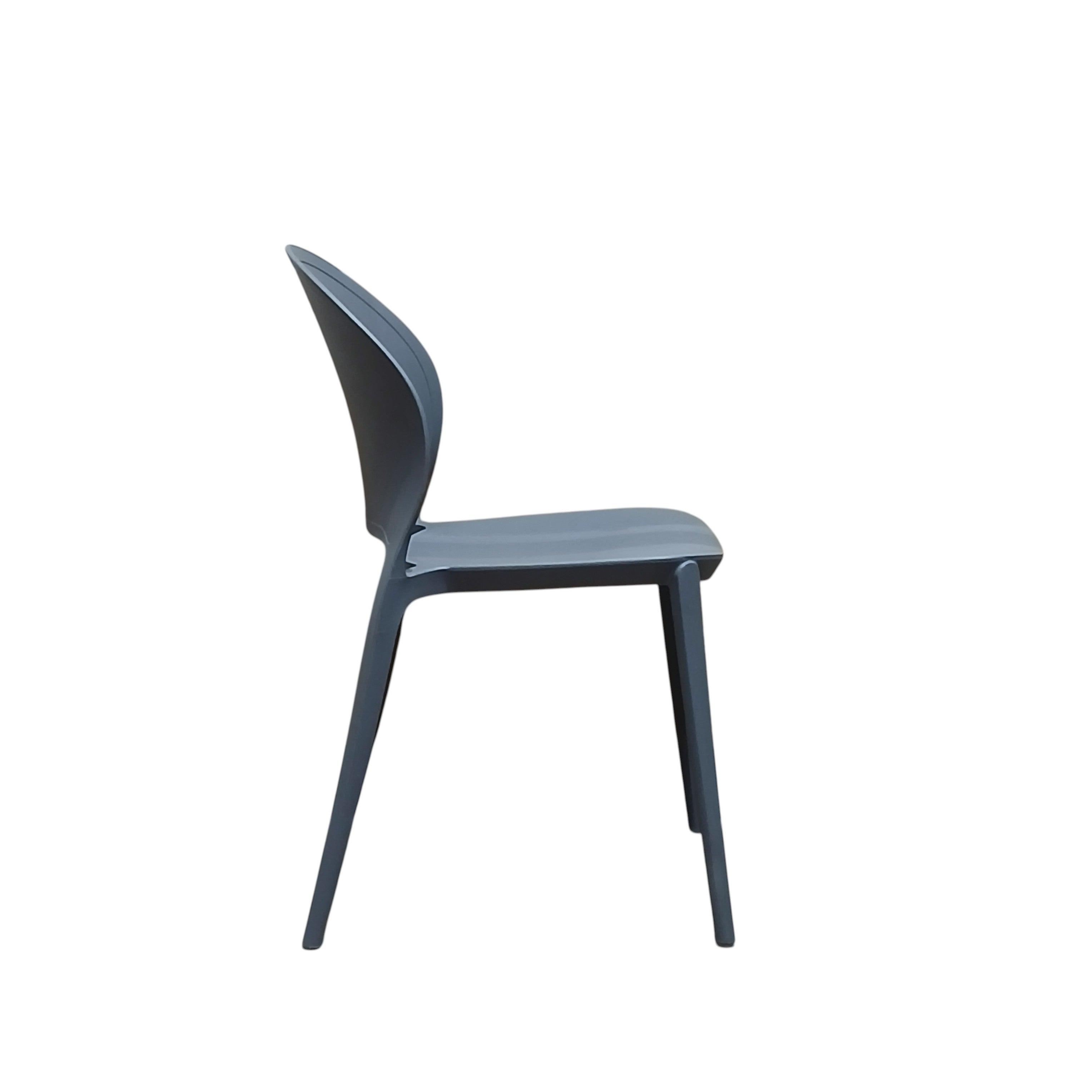 SEDIA INES 54X48XH81CM BLU.