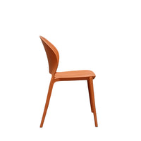 SEDIA INES 54X48XH81CM ARANCIONE.