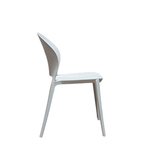 SEDIA INES 54X48XH81CM BIANCA.