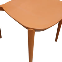 SEDIA INES 54X48XH81CM ARANCIONE.