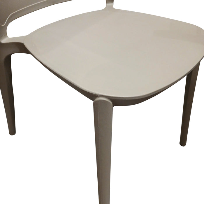 SEDIA INES 54X48XH81CM BEIGE KHAKI.