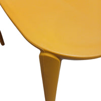 SEDIA INES 54X48XH81CM GIALLA.