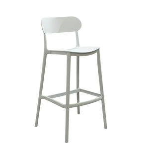 SGABELLO ELIA 48,5X37XH102CM BIANCO.