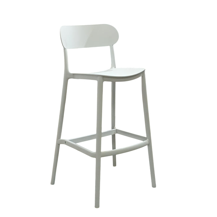 SGABELLO ELIA 48,5X37XH102CM BIANCO.