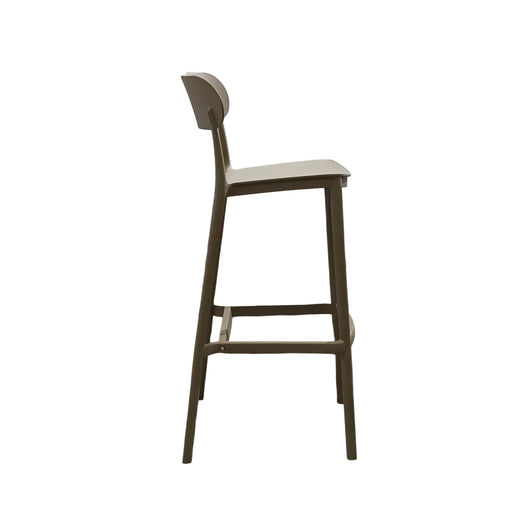 SGABELLO ELIA 48,5X37XH102CM BEIGE KHAKI.