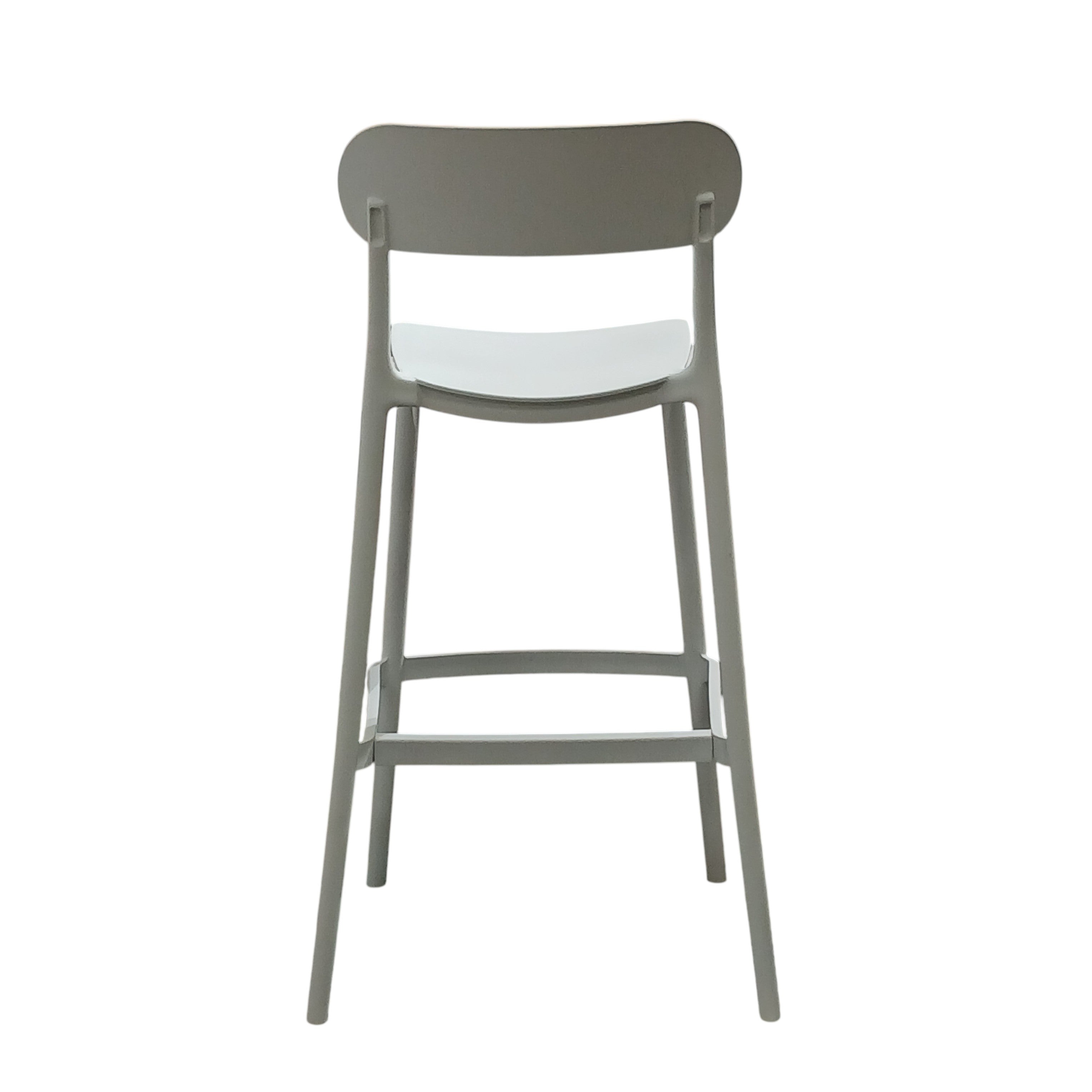 SGABELLO ELIA 48,5X37XH102CM BIANCO.