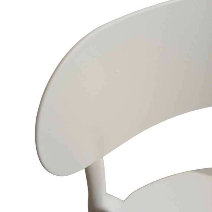 SGABELLO ELIA 48,5X37XH102CM BIANCO.