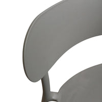 SGABELLO ELIA 48,5X37XH102CM GRIGIO