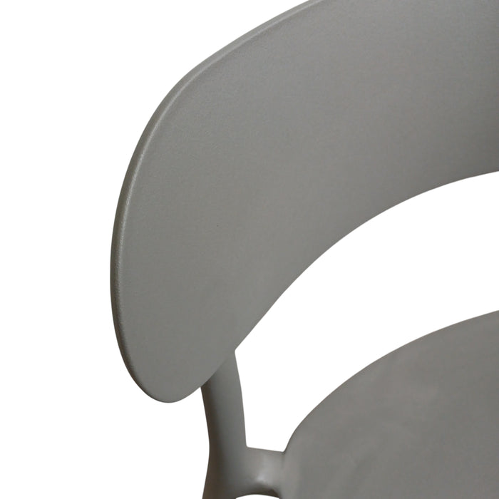 SGABELLO ELIA 48,5X37XH102CM GRIGIO