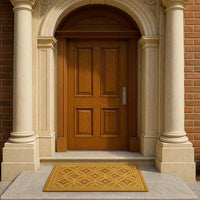 Zerbino classico rettangolare in cocco fantasia cerchi cm 45 x cm 75