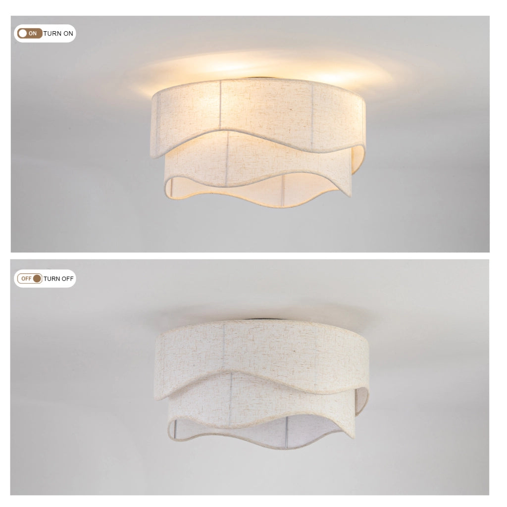 Ventilatore da soffitto moderno 19 pollici, pale ABS, doppio controllo app e telecomando, 6 velocit¨¤ reversibili, ideale per camere e bambini