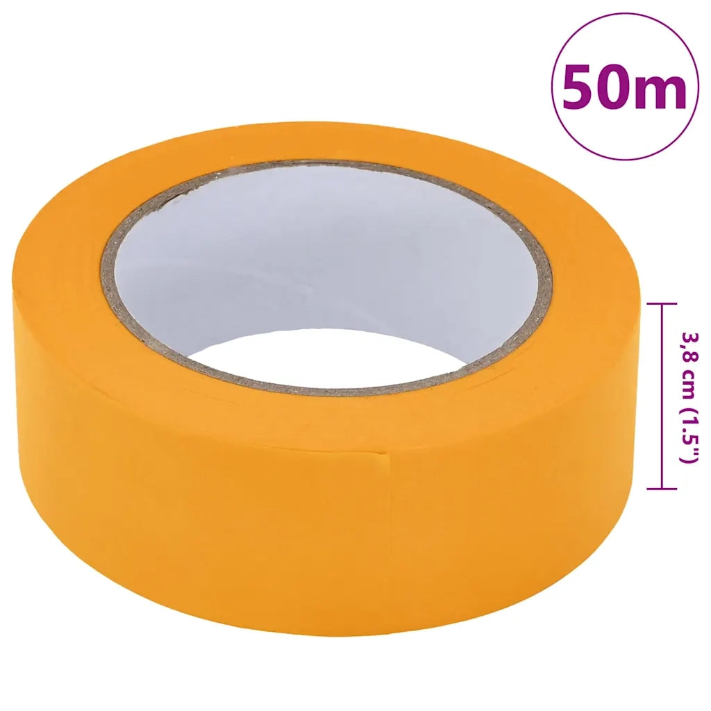 Nastri Adesivi per Pittori 6 pz Giallo 38mm x 50m Carta CFW7713661