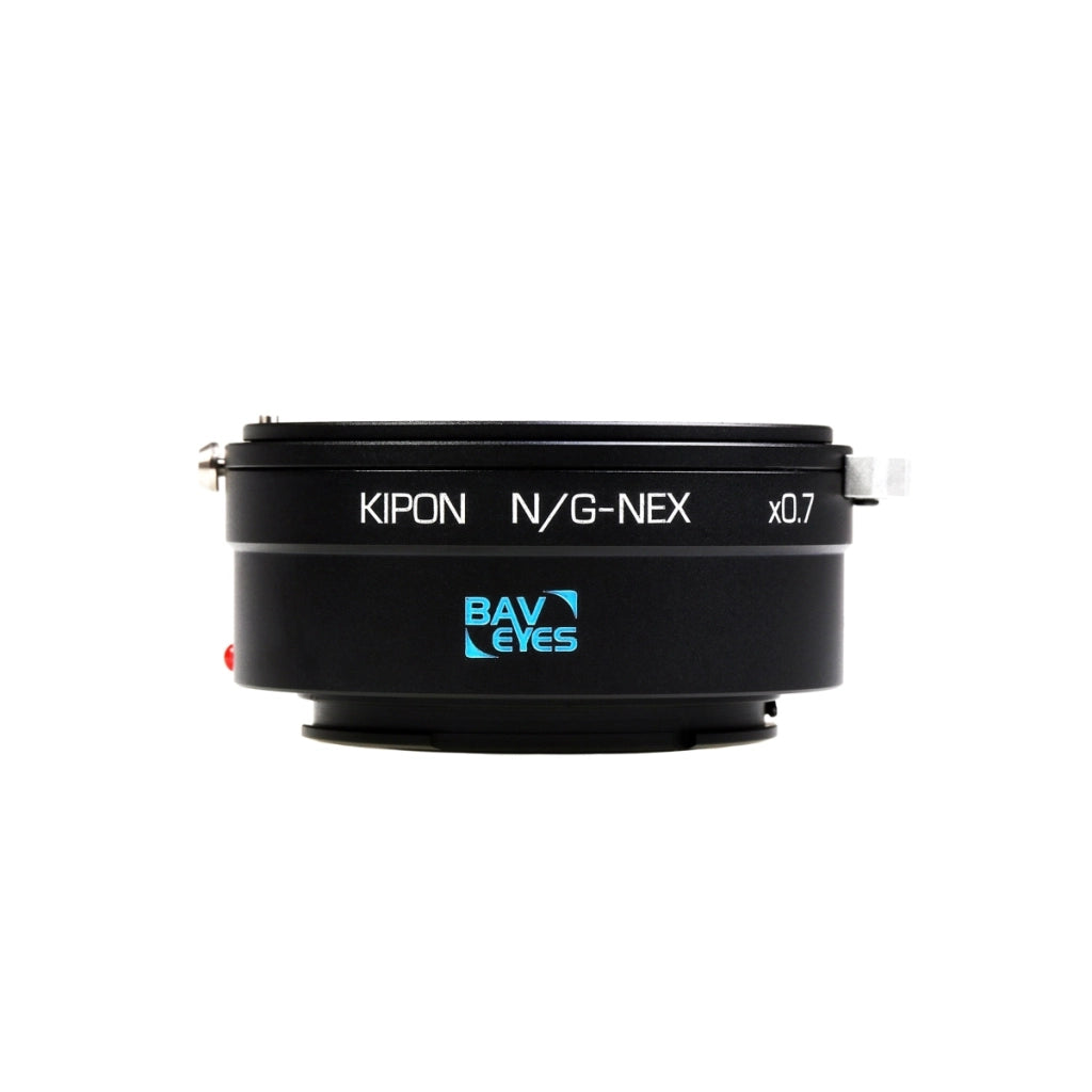 Adattatore Baveyes per obiettivi Nikon G e fotocamere Sony E (0,7x)