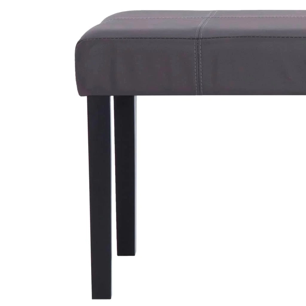 Panca/pouf/sgabello/panca mobile 106 cm grigio sintetico 3002207