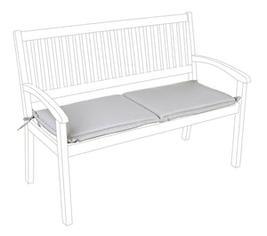 Cuscino per Panca 2 3 Posti da Esterno Poly Idrorepellente Sfoderabile Bizzotto Colore: Tortora 2 Posti