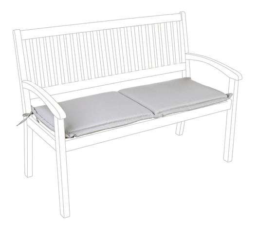 Cuscino per Panca 2 3 Posti da Esterno Poly Idrorepellente Sfoderabile Bizzotto Colore: Tortora 2 Posti