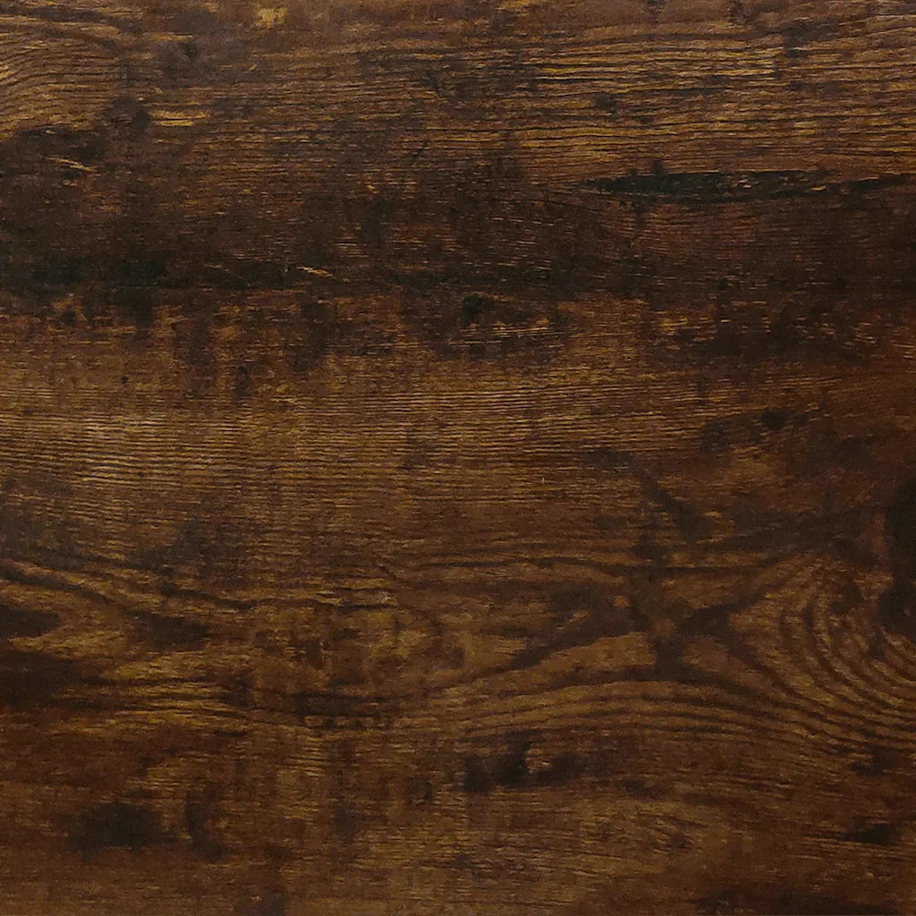 Scarpiera con Specchio a 2 Livelli Rovere fumo 63x17x67 cm 342632