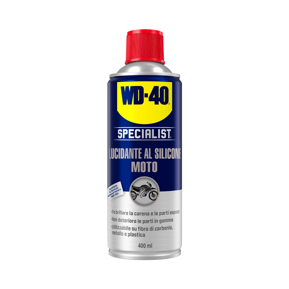 SPRAY WD-40 LUCIDANTE AL SILICONE MOTO  ml. 400