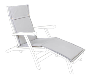 Cuscino Lettino Sedia Sdraio Chaise Longue Esterno Sfoderabile Steamer Bizzotto Colore: Tortora Steamer