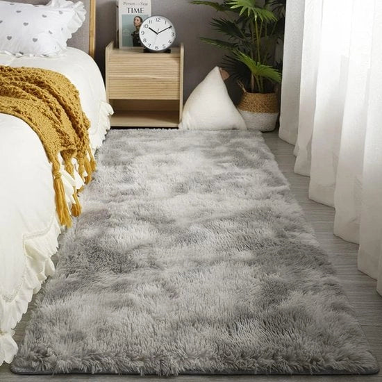 Tapijti Pluiziosi, Tapijti con Piuma di Zecchino, Tapijti Pluiziosi Moderni per Interni, Mat di Gioco Antiscivolo per Camera da Letto, Sala da Pranzo, Tapijti di Pavimento 160 x 230 cm