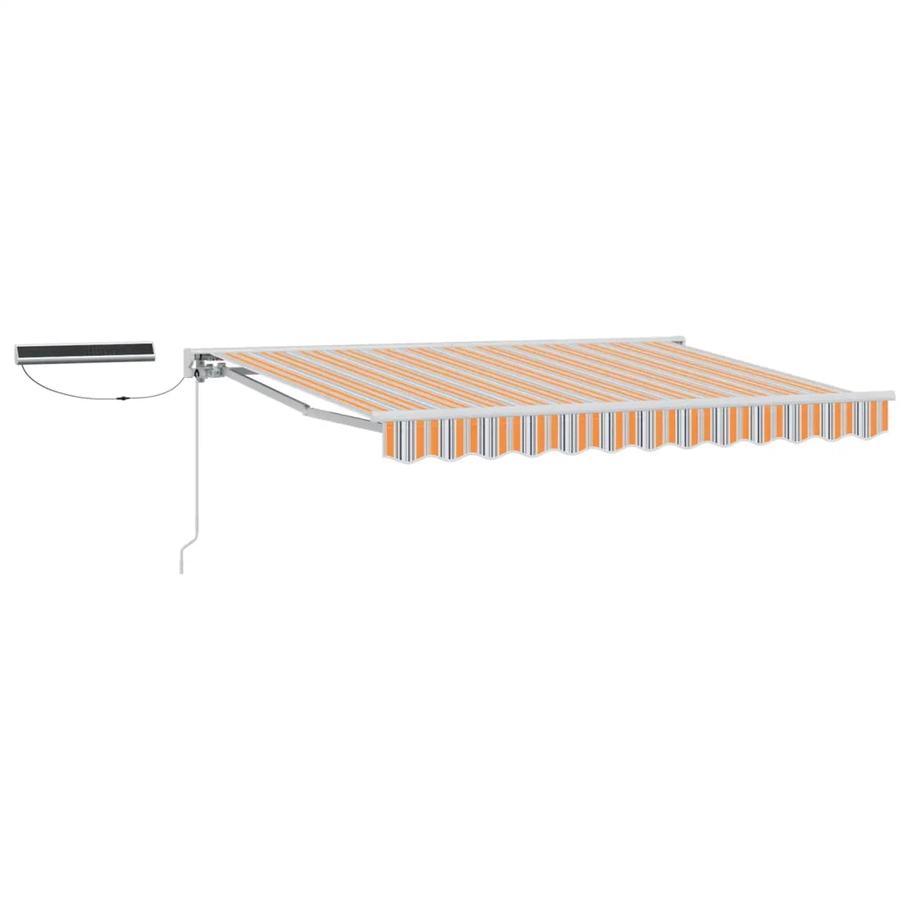 Tettuccio Elettrico Retrattile Blu, Arancione, Bianco 3 x 2,5 m 3421779